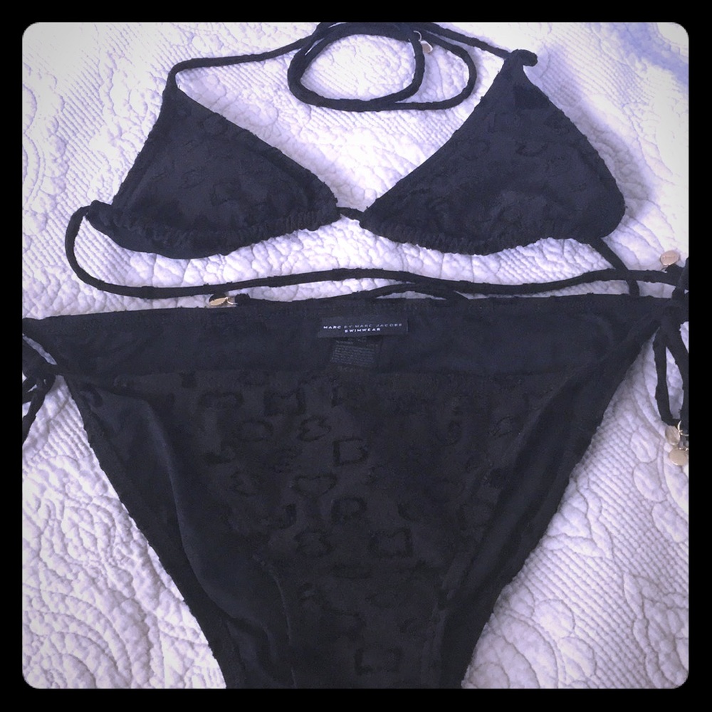 Black Marc by Marc Jacobs string bikini Small